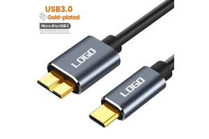 0.25M 0.5M 1M 1.5M 2M 3M USB C to Micro B 3.0 Cable 5Gbps Type C Data for Macbook Samsung Hard Drive Disk HDD SSD Case Camera