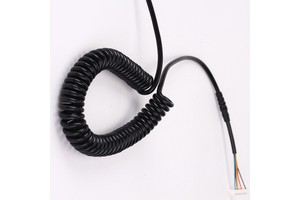 Customize Coiled Spring Cable Spiral Cable