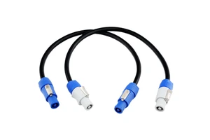Professional High Performance 3*2.5mm 3Core 0.5m Male Plug Stage Audio Speaker Power Cable Stage Lighting Power Cable