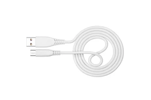 Shenzhen Factory Ready to Ship USB Type-C 3A Fast Charging Data Cable in Stock White 1m for Mobile Phone & Power Bank
