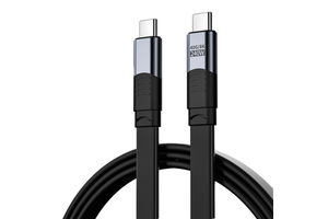 USB4 Cable 40Gbps Type C Data Cable Soft Flat 240W 8K Video & Data Transmission Charging for Camera