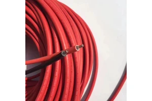 Solar Connector Cable Sunlight Resistant Single Core PV Solar System Wire Copper Cable 4mm 6mm XLPE With TUV Standard