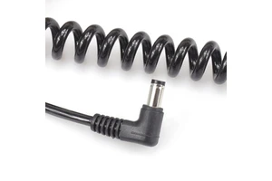 customize dc5.5x2.1mm spring cord DC spiral power cable