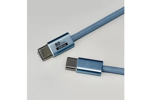 Customization 1M USB 4.0 Cable PD100W 80Gbps 16K Thunderbolt 5 Aluminum Alloy Braided HD Video Fast Charging Transfer Camera