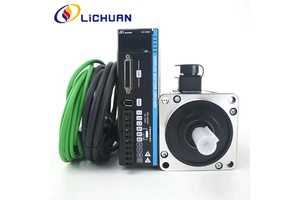 Lichuan 2.3KW 220V Servo Motor Driver 15Nm 1500rpm AC Servomotors Drip-Proof With Cables for CNC Bending Laser Cutting Rolling