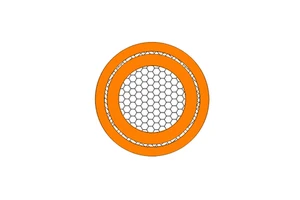 Customized Service 125 Degree 1500V FHLR2XCB2X 50mm2 Orange Battery HV Automotive Cable High-voltage EV Charging Power Cables
