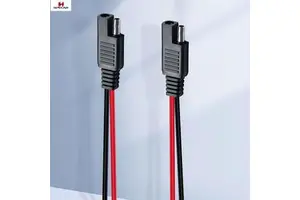 SAE Solar Male and Female Plug PVC Insulated Oxygen-Free Copper Conductor 2*0.75mm Power Cables