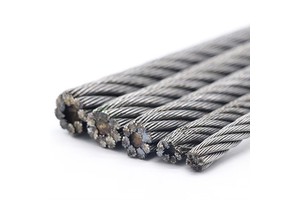 6*19 8*19 9*19 FC LWRC Galvanized High Carbon Steel Wire Rope 8~16mm AiSi Construction Lift Elevator Traction Hoisting Cable
