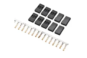 1 2 Way Battery Servo Connector for Futaba Male Female Plug Gold Plated Terminal