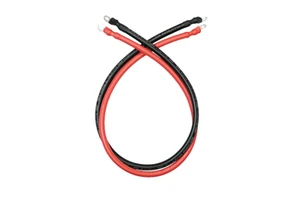 Battery Cable Flexible Pure Copper Battery Wires Lugs Heavy Duty Cable for Solar Automotive RV Marine Boat