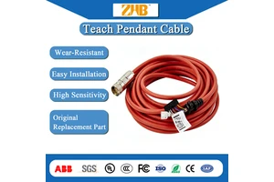 ABB Industrial Robot Teaching Pendant Cable 3HAC031683-001 10 Meters Mechanical Hand Controller 24V High Efficiency 1 Year