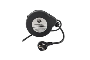 Retractable Spring Loaded Cable Reel DYH-1606 5m PP Plastic Power Cord for Home Appliances
