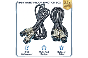 Custom IP67 Waterproof Wiring Harness M25 Connector Assembly For Electric Bike Solar Power System DC Industrial Cable Wire Loom