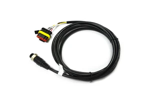 Custom Auto Trailer Wiring Harness USB Female Socket Waterproof UL2464 Tinned Copper Conductor PVC Insulated Car Battery Cable