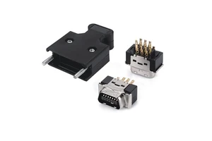 MDR 14pin Servo Motor Connector,SCSI 14Pin Connector,SM 14P Plug,MDR 14P Male,3M 14Pin 10114-3000PC,10114-3000PE,10314-52A0-008