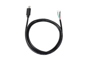 4-Core 2-Core Micro-USB Cable Tinned Copper Conductor 2A Data Transfer PVC Jacket Braid Shielding Camera Use Huajunxin