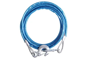Tow Cable With Pvc Coating Steel Wire Trailer Rope Wear Resistant Emergency Towing Rope for Trucks and Cars