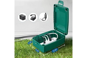 European Certified IP54 Outdoor Waterproof Spiral Wrapping Power Cord Protector Electrical Box Extension Cord Electrical Cable