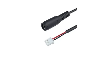 5521 DC Female to 2 Core Wire Xh 2.54 Battery Terminal Connecting Dc Cable 5.5 X 2.1mm Od 3.5mm DC Power Plug Connector Cable
