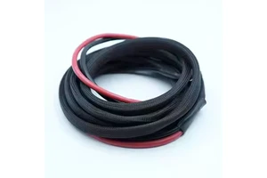 10mm² 5M 12V/24V Car Battery Charging Cable, BVR Silicone Wire with PVC Sheath