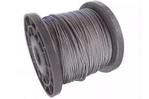 Stainless Steel 304, 416, 201 Wire Rope 1x19, Bright Surface, Different Sizes, High Tension, High Strength Stainless Steel Cable