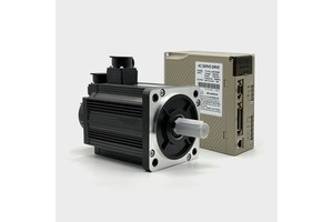 130mm 2500PPR Optical Encoder High Torque 1.5KW 220V Three-phase Ac Servo Motor With Ac Servo Drive for CNC Machine