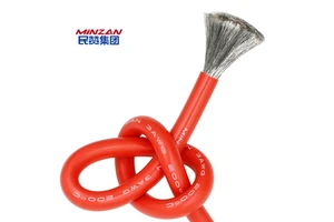 New Energy Automobile Lithium Battery Electrical Cable Wire 4mm 2.5mm 16 18 20 22 24 26 28 30 AWG Soft Silicone Single Insulated