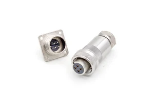 7 Pins Proportional Servo Valve Plug Connector Circular Aviation Metal Plug R900223890