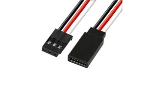 DuPont 2.54mm 3 Pin Angled Drone Servo Extension Cable RC Model Y-Splitter Cable GPS Signal Cable