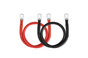 Tinned Copper RV Model Battery Connection Cable with Silicone Insulation for Inverter Power Supply 10/16/25 Square Sizes
