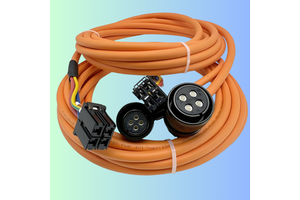 Shielded Servo Motor Power Cable for CNC Router-UL2464 for 18AWG IP67 Rated 12V-600V WCA02