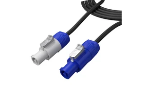 SHEHDS PowerCon Daisy Chain Cable Non-waterproof 1m 2m 3m 5m 10m Power Link Cord for Stage Lighting DJ LED PAR