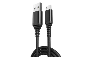 Bulk Micro USB Cable 1M TPE/Nylon Braid Black/White 5P 3A Fast Charging 480Mbps 12 Months Factory Wholesale Computer Camera