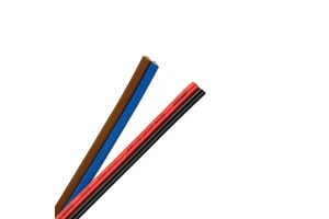 In Stock Custom Color Blue and Brown Twin 0.5 1.0 1.5 2.5 Mm2 12 14 18 Gauge Wire Red and Black Speaker Wire Pvc Flexible Cable