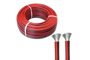 High-temperature Resistant 200°C Red and Black Double Parallel New Energy Model Lithium Battery Silicone Wire