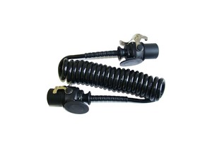 New Hot Selling Trailer Spiral 24V 7-core EBS Cable Assembly Power Cord ABS Extension Cable 4.5M for Semi-trailer