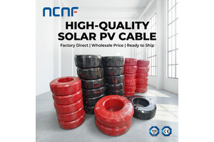 NCNF Heavy Duty PV Cable 10mm 4mm 6mm Solar DC Cable Model NCFN-PV-CABLE-1 for Solar Energy Projects & Panel Connection