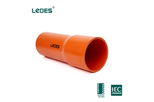 LeDES AS/NZS 2053 Certified 63mm Electrical Conduit Professional PVC Pipe Manufacturer 25mm HD Solar Conduit For PV Installation
