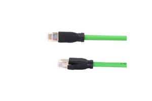 KRONZ Gigabit Network Shielded Industrial Ethernet RJ45 Connector 4 Pin 24AWG Highly Flexible Cable 4 Pin Highly Connector