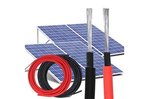 Certificate XLPO Insulation Photovoltaic Solar DC Cable PV 16/14/12/10/8 Awg Power Cord Solar Cable 10mm2