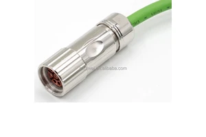 High Quality Servo Motor Cable M23 Waterproof Connector With High Soft PUR Drain Chain M23 Connector