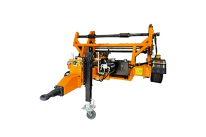 CP FHCDT4 Stainless Steel Power Cable Drum Trailer Turkey Manufacturer Hydraulic Reel Carrier for Heavy Cable Installation
