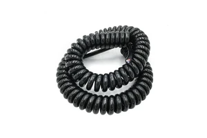 Telephone Cheap PUR Sprial 2 3 4 5 6 7 Core Coiled Cable Cable Custom Curly Spring Cable Wholesale