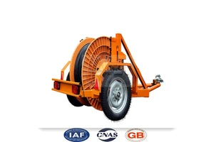 1.5T Steel Wire Reel Trailer Made in CHINA/ Fiber Cable Drum Trailer Supplier/low Price Cable Trailer