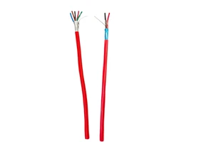 305m Reel 2 4 6 Core Pure Copper LSZH Sheath 18AWG 16AWG Flame Retardant 300V Rated High Speed Fire Alarm Security Cable
