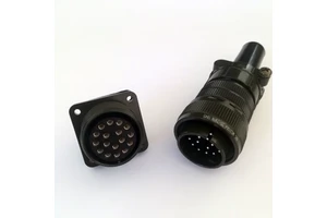 MS3106 20-29 Circular Connector 17Pin, MIL-DTL-5015 Connector, Thread Coupling,15A Servo Motor Connector 17 Pin