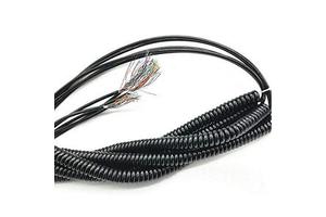 21Core Spring Wire Cable Spiral Coiled for CNC MPG Handwheel Pulse Generator Electrical Wires