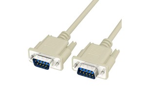 1m Male To Female RS232 Serial Audio Video Cable DB9 Female To VGA HD15 Male Braided Shield PVC Cable