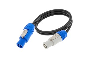 Professional Stage Light Audio Powercon Male Female Connector 14awg 2.5mm 3pin Core Powercon Cable Power Ac Extension Cable
