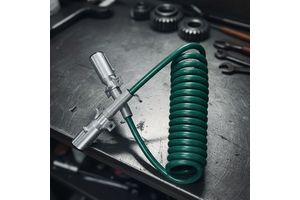 7 Way Green Spiral Cables Spring for Trailers or Heavy Trucks High Quality Electrical Wires Trailer Wiring Harness